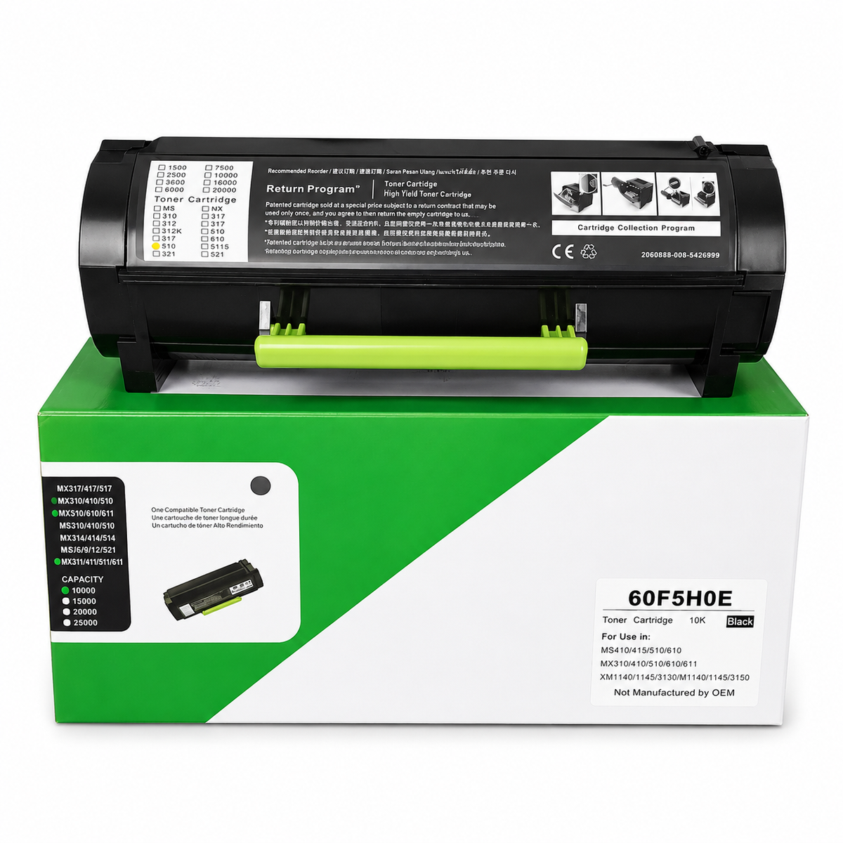 Lexmark 60F5H0E Toner Compatible